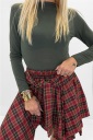 maglia in cashmere blend tinta unita